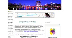 Desktop Screenshot of living-in-melbourne.com
